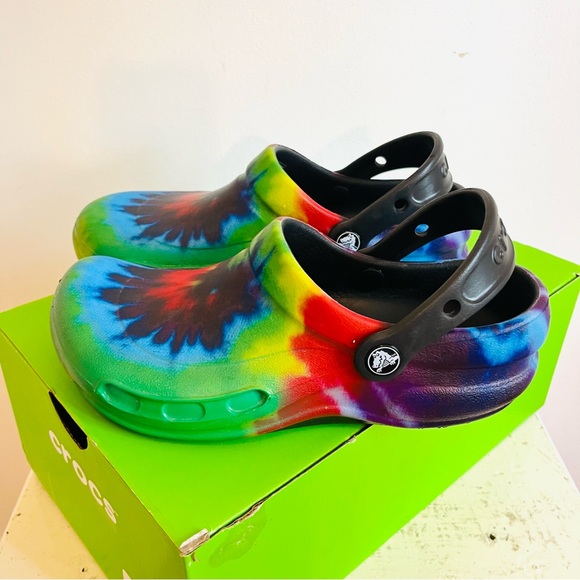 NIB tie dye crocs - Picture 5 of 8